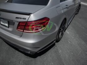 RW Carbon Mercedes W212 E63 14+ CF Rear Bumper Splitters