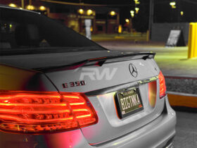 RW Carbon Mercedes W212 Renn Style CF Trunk Spoiler