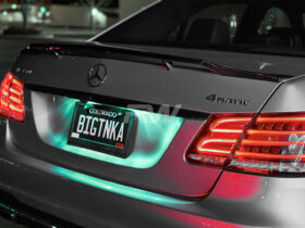 RW Carbon Mercedes W212 Renn Style CF Trunk Spoiler