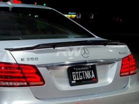 RW Carbon Mercedes W212 Renn Style CF Trunk Spoiler