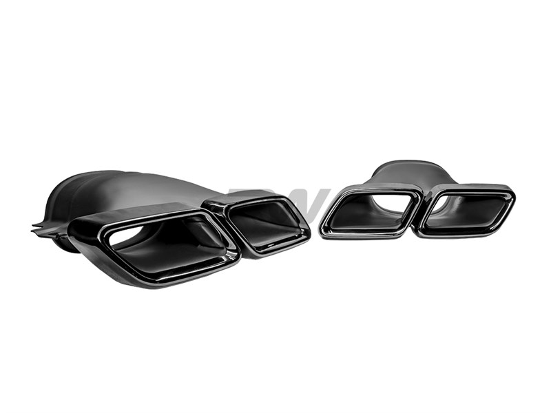 RW Carbon Mercedes W213 E63S 18-20 Black/Chrome Exhaust Tips