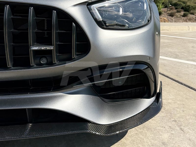 RW Carbon Mercedes W213 E63S BRS Style CF Front Lip 2021+
