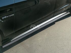 RW Carbon Mercedes W218 CLS Carbon Fiber Side Skirt Extensions
