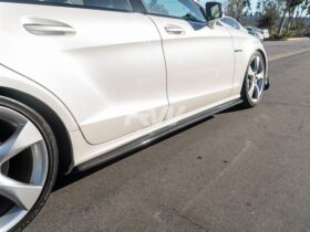RW Carbon Mercedes W218 CLS Carbon Fiber Side Skirt Extensions