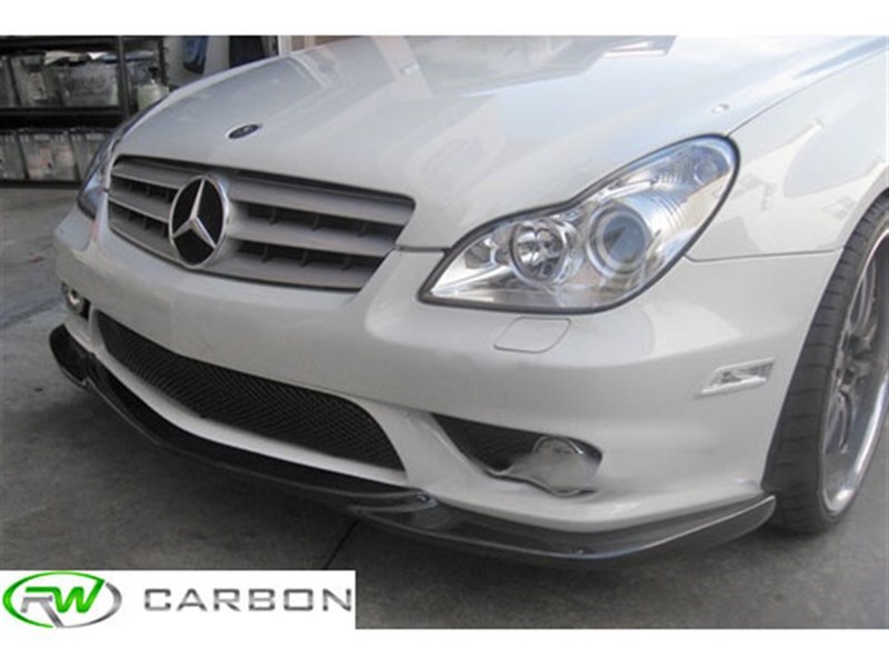 RW Carbon Mercedes W219 Carbon Fiber Front Lip Spoiler