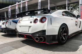 DarwinPRO 2008-2023 Nissan GTR R35 CBA DBA EBA NSM Style Partial Carbon Fiber Rear Bumper - image 1