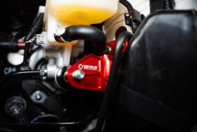 Verus Fender Evacuation Kit installed on Ford Mustang Shelby GT350