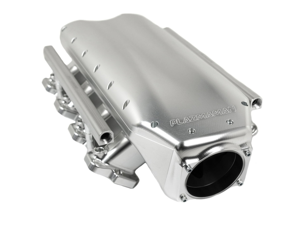 Plazmaman Chevrolet LS3 (Camaro SS / C6 Grand Sport / G8 GXP / Trailblazer SS) CNC Billet Race Inlet Manifold — view 3