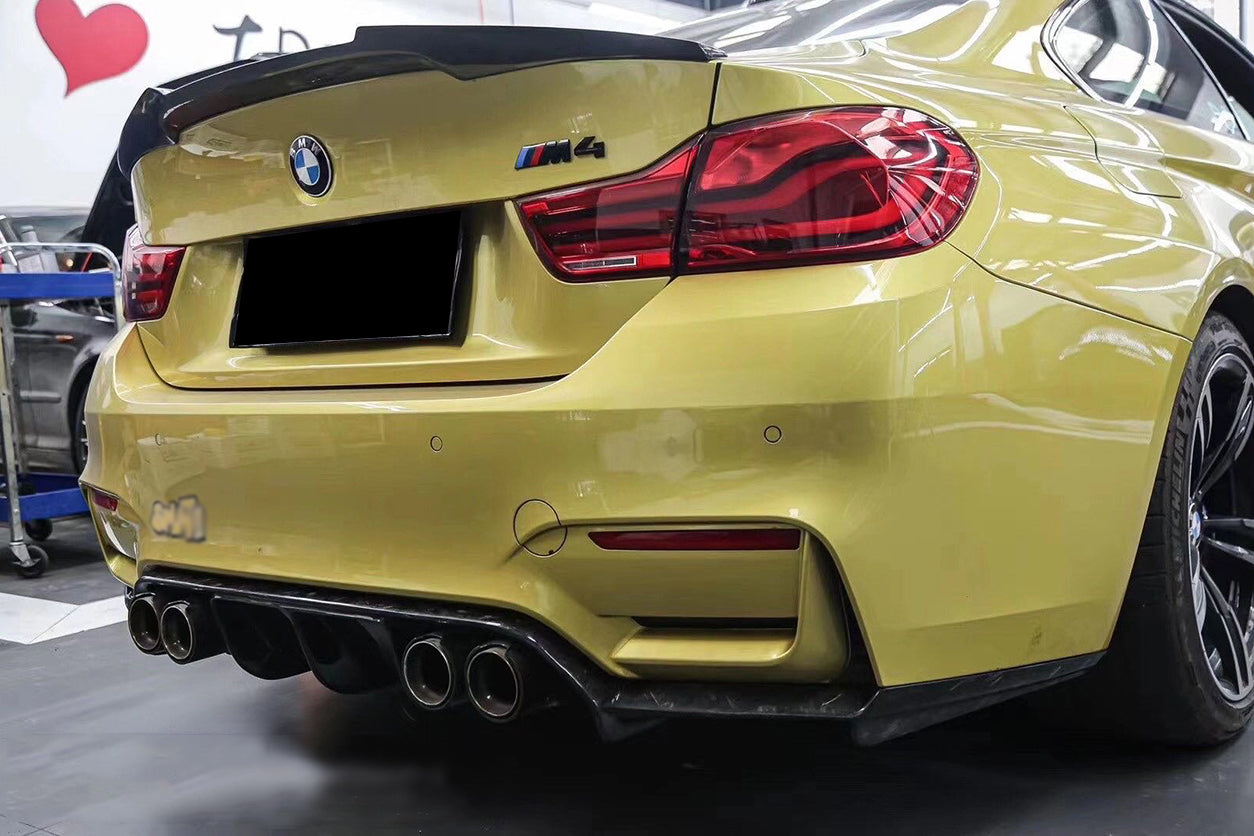 DarwinPRO 2014-2020 BMW M3 F80 M4 F82 VRS Style Carbon Fiber Rear Diffuser