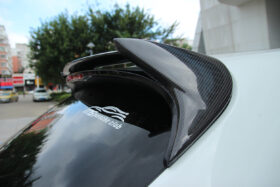 DarwinPRO 2014-2019 Porsche Macan BS Style Carbon Fiber Roof Spoiler - image 1