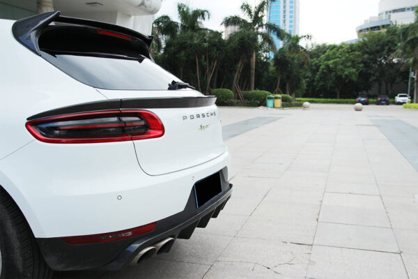 DarwinPRO 2014-2019 Porsche Macan BS Style Carbon Fiber Rear Diffuser
