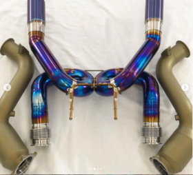 Unobtainium 720S Titanium / Inconel / Stainless X-Pipe Exhaust for McLaren 765LT - Image 12