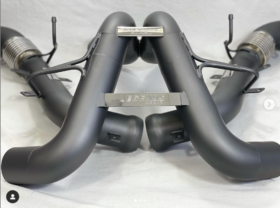 Unobtainium McLaren 570S 3" X-Pipe Race Exhaust - image 3