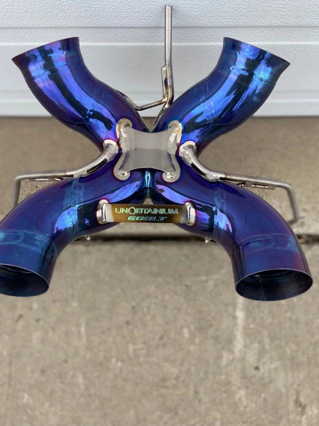 Unobtainium McLaren 600LT X-Pipe Titanium Exhaust