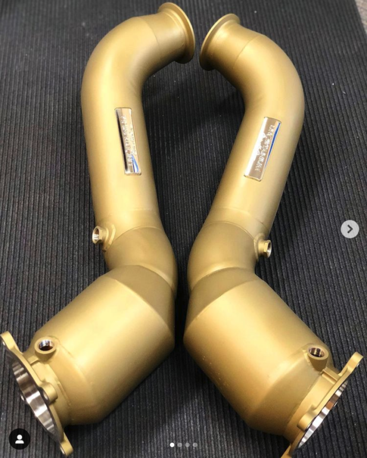 Unobtainium McLaren 750S High Flow Downpipes