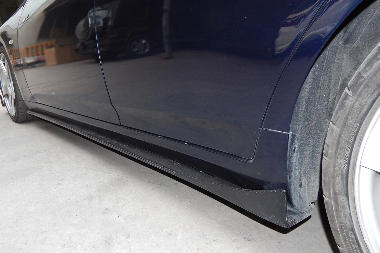 DarwinPRO 2007-2013 Infiniti G35 & G37 Sedan BS Style Carbon Fiber Side Skirts Under Board