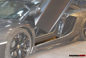 DarwinPRO 2011-2016 Lamborghini Aventador LP700 Coupe Carbon Fiber Door Still Plate Caps - image 2