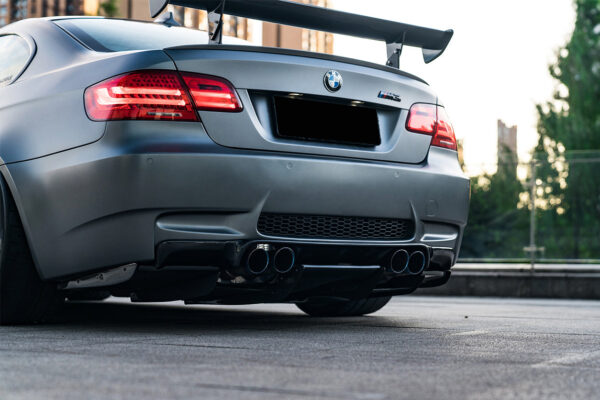 DarwinPRO 2008-2012 BMW M3 E92 E93 VA Style Carbon Fiber Rear Diffuser with Lip