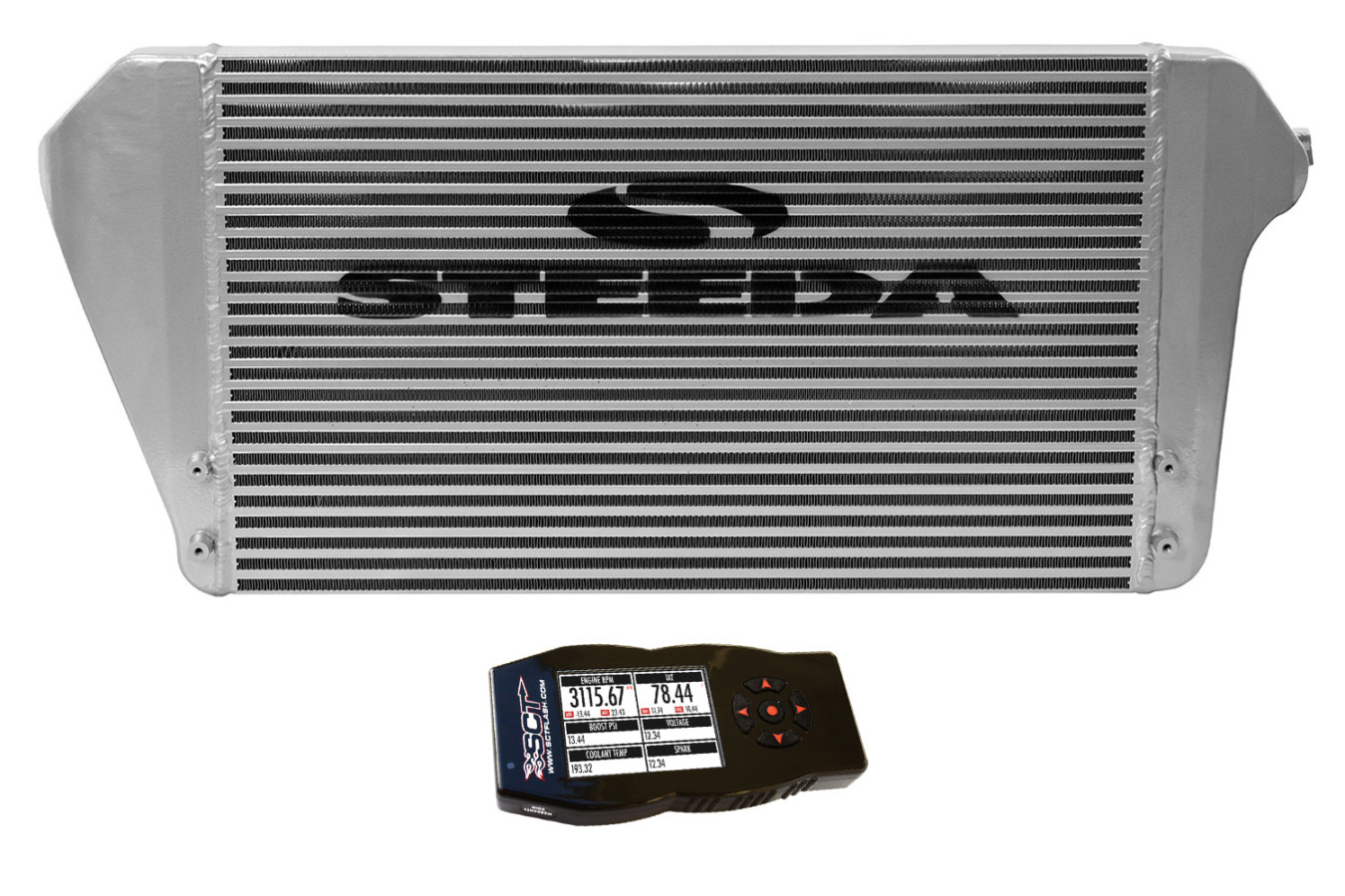 2020-2023 Ford Explorer ST/King Ranch/Platinum – Steeda 3.0L ProFlow Intercooler Power Package - SCT X4