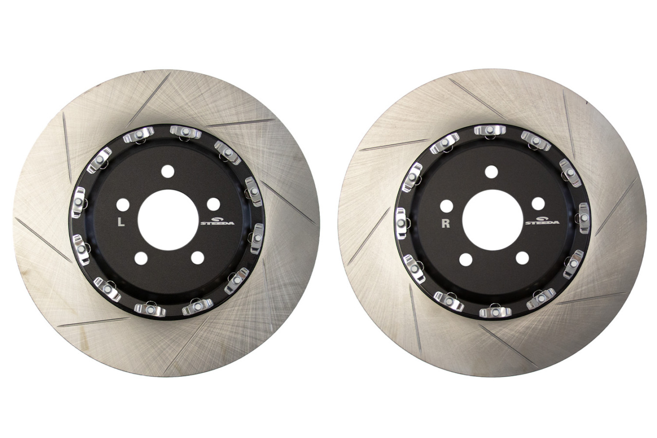 2015-2023 Ford Mustang Mach 1/Bullitt/GT – Steeda Performance Pack Front Two-Piece 380mm x 34mm Floating Rotors