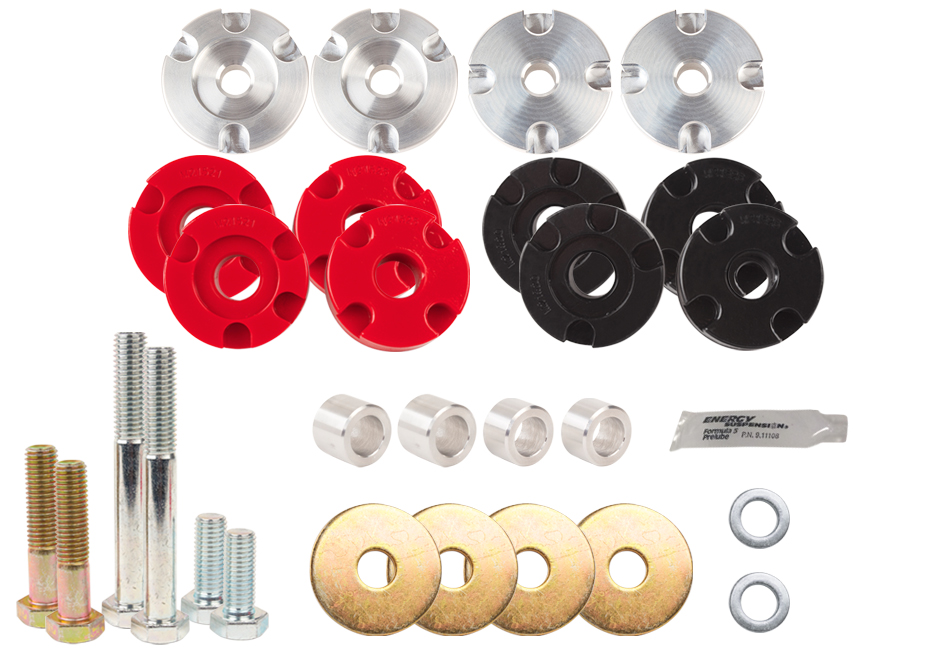 2015-2023 Ford Mustang – Steeda Differential Bushing Insert System - Street to Full Race Combo Kit
