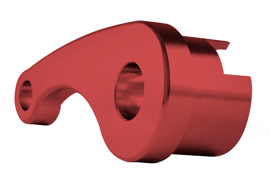 2012-2021 Ford Focus – Steeda Red Anodized Billet Aluminum Interior Hood Latch Release Lever (2)