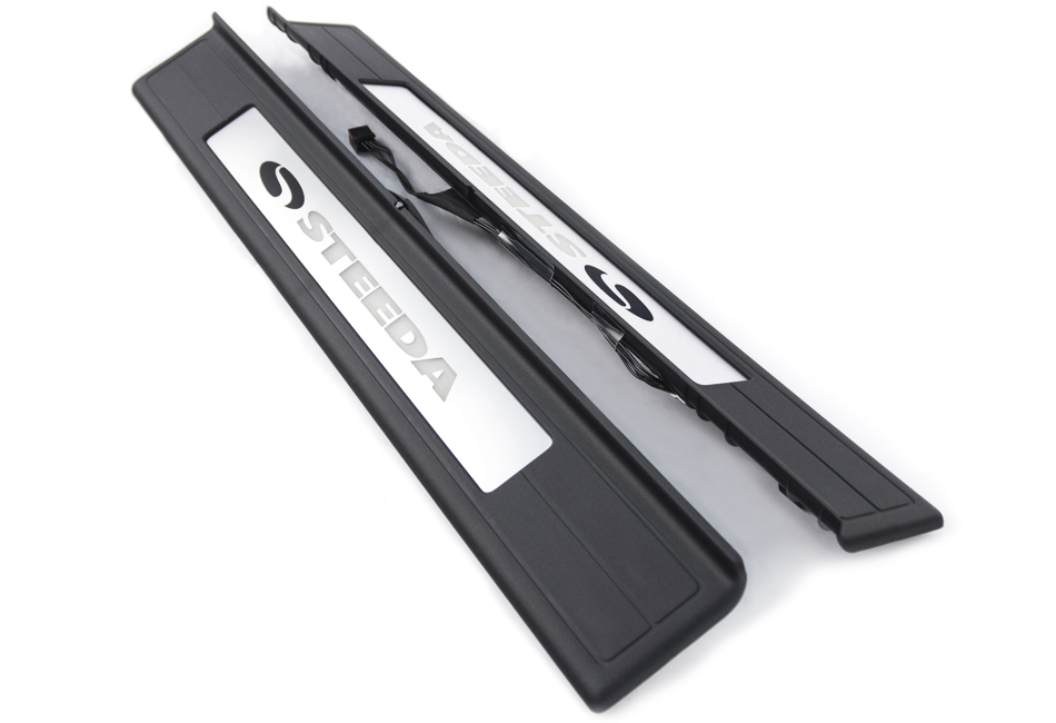 2015-2026 Ford Mustang – Steeda Illuminated Door Sill Plates