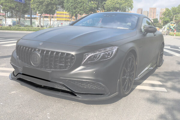 DarwinPRO 2014-2017 Mercedes Benz C217 S63 S65 AMG Coupe Carbon Fiber Front Bumper Lip