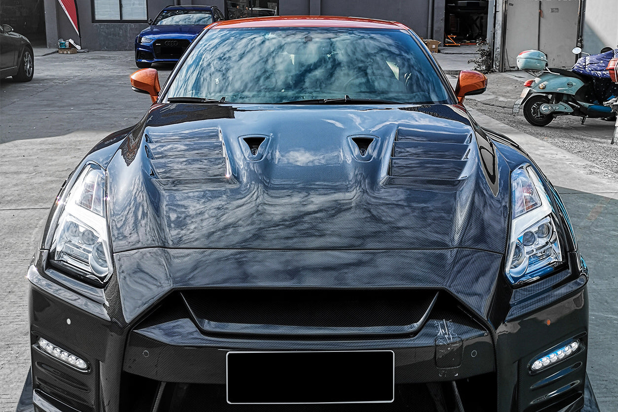 DarwinPro Aerodynamics DarwinPRO GTR R35 CBA DBA EBA TS Style Hood