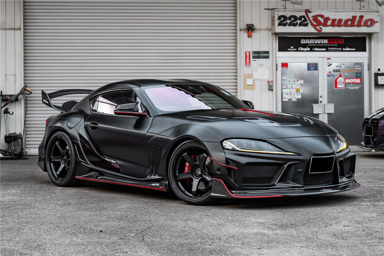 DarwinPRO 2019-UP Toyota GR Supra (J29 & DB) A90 A91 BKSSII Style Part Carbon Fiber Full Wide Body Kit