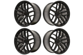 2005-2026 Ford Mustang – Steeda Trident Satin Black Square HPDE Wheel & Tire Package - 19x11 (3)