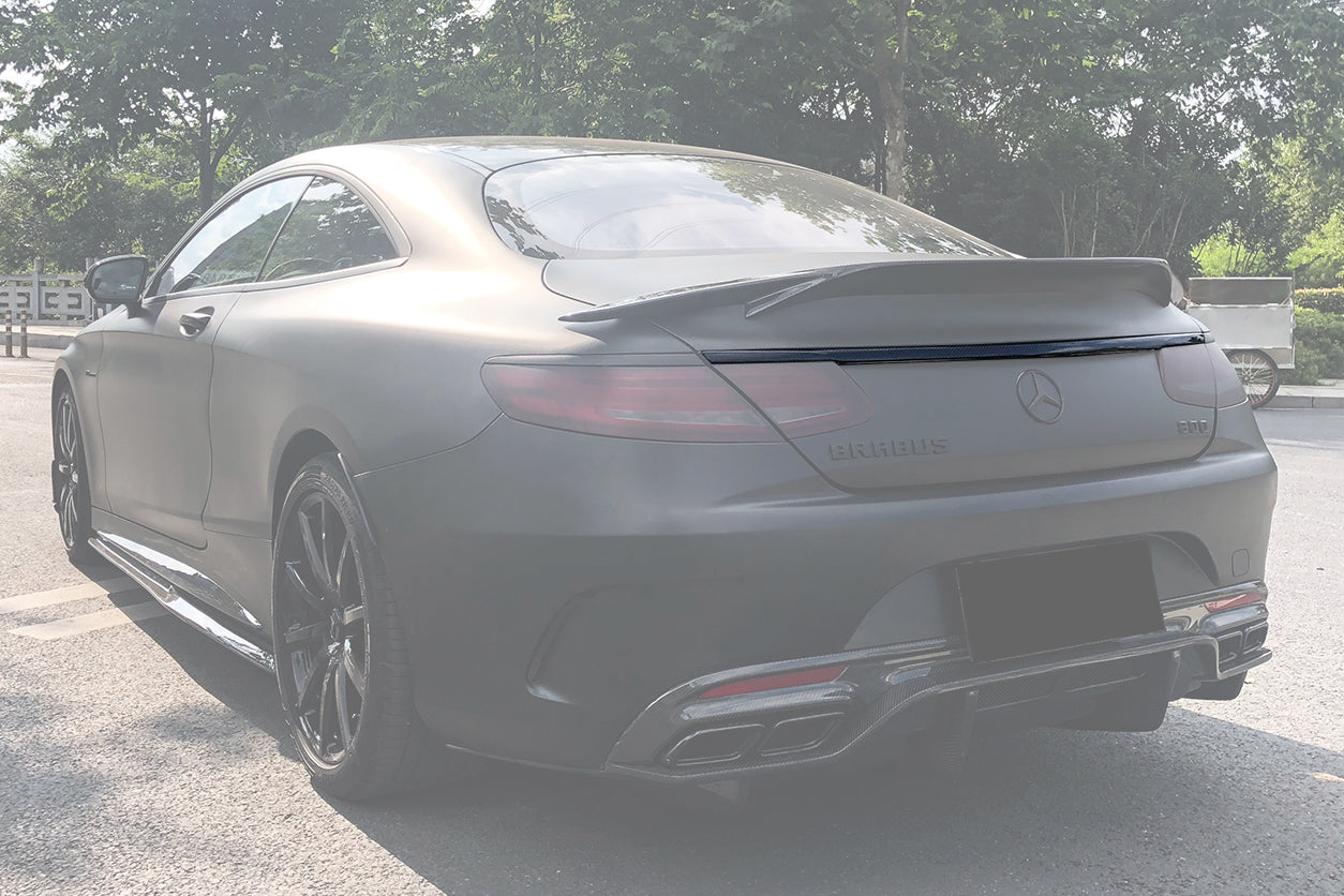 DarwinPRO 2014-2021 Mercedes Benz C217 S63 S65 AMG Coupe Carbon Fiber Trunk Trim