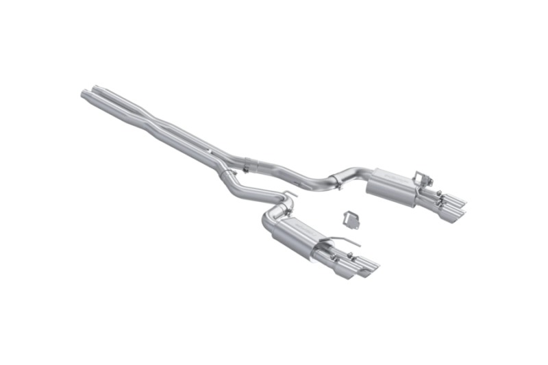 MBRP 2024-2026 Ford Mustang GT 5.0L Armor Pro Cat-Back Exhaust Street Version - Stainless Steel Tips