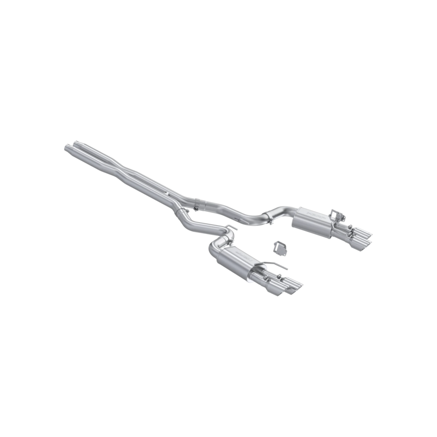 MBRP 2024-2026 Ford Mustang GT 5.0L Armor Pro Cat-Back Exhaust Street Version - Stainless Steel Tips