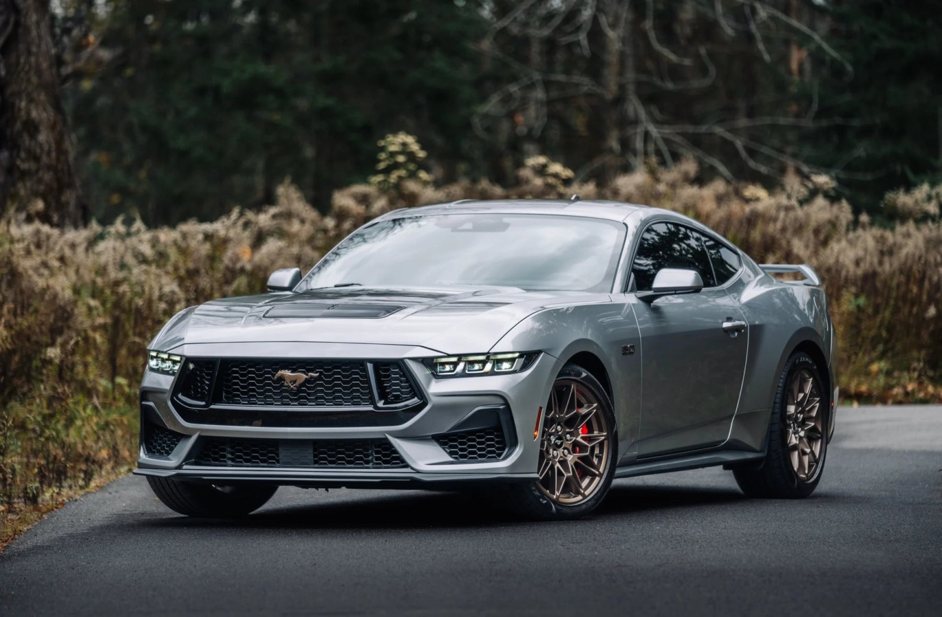 2024-2026 Ford Mustang GT 5.0L - front quarter view