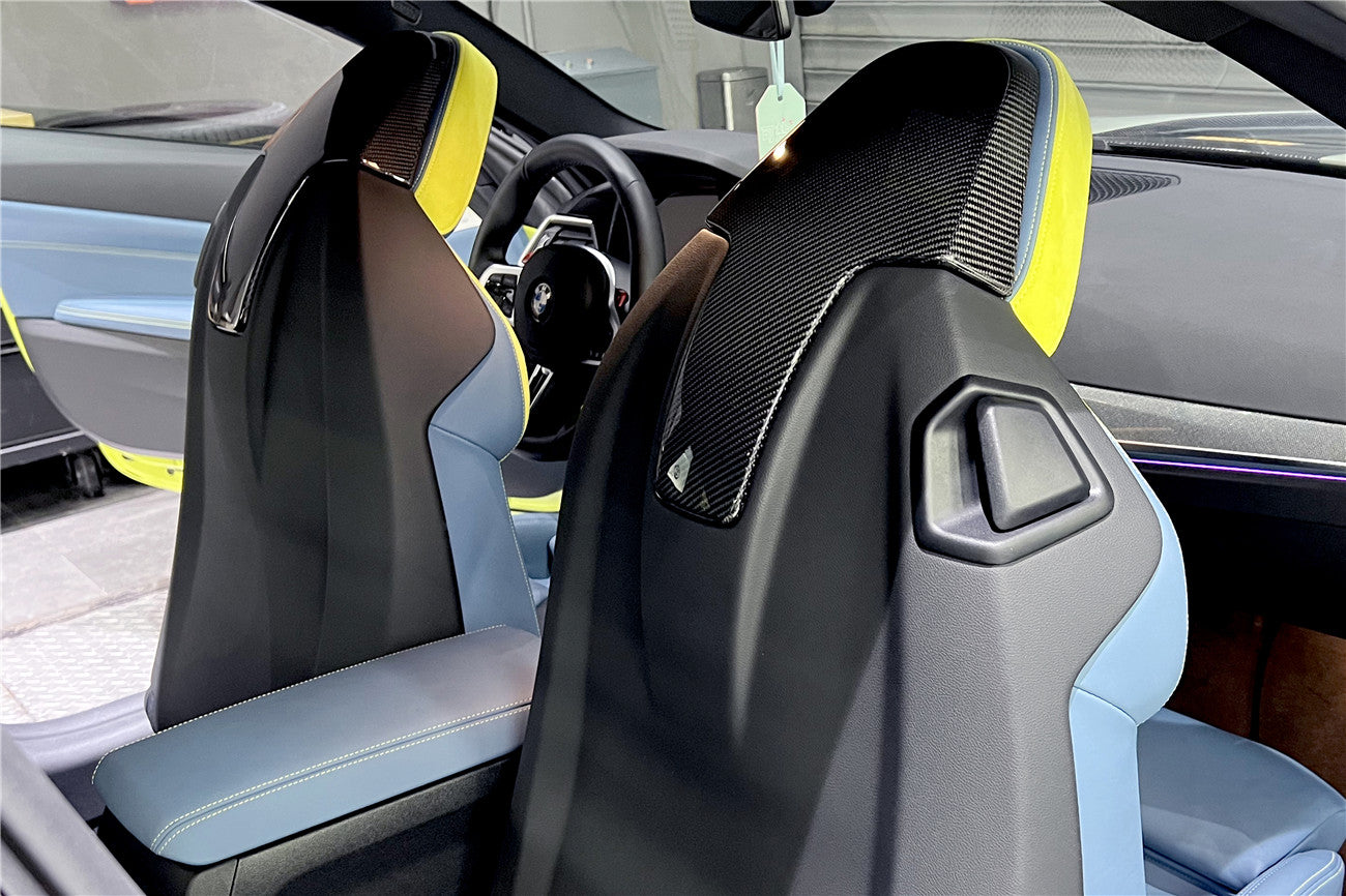 DarwinPRO 2021-UP BMW M3 G80 M4 G82 G83 Carbon Fiber Up Seat-Back Cover