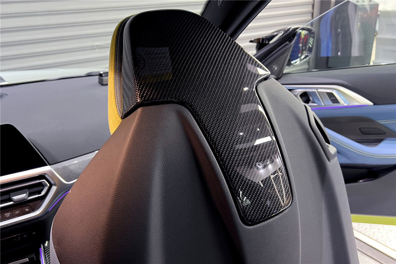 DarwinPRO 2021-UP BMW M3 G80 Carbon Fiber Seat-Back Cover