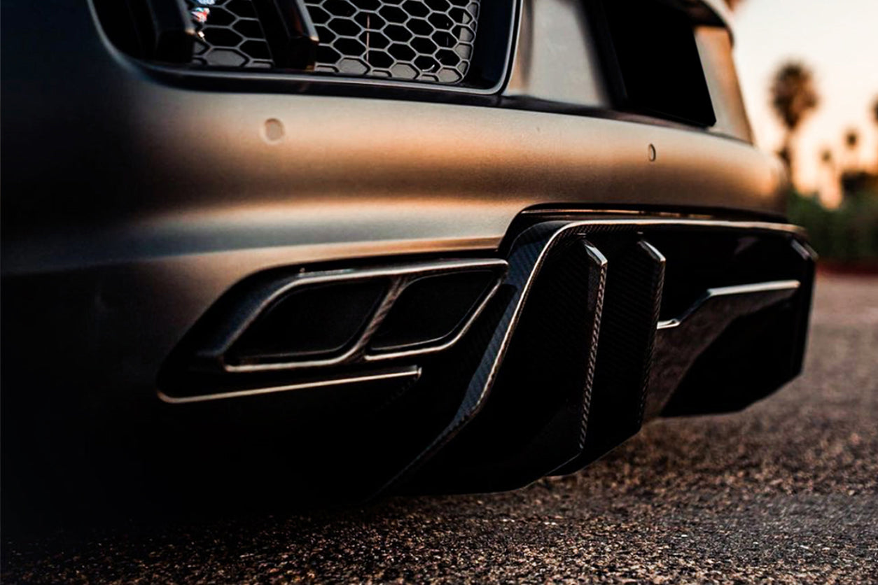 DarwinPro Aerodynamics DarwinPRO R8 Carbon Fiber Rear Diffuser Carbonado (VRS) Fits Coupe Spyder