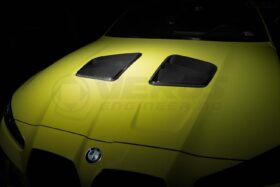 Verus Engineering 2021-2025 BMW M3 / M4 (G80/G82) Carbon Hood Louver Kit - image 9