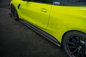 Verus Engineering 2021-2025 BMW M4 (G82) Carbon Polyweave Side Splitter Kit - image 2