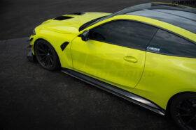 Verus Engineering 2021-2025 BMW M4 (G82) Carbon Polyweave Side Splitter Kit - image 3