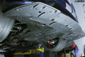 Verus Engineering 2015-2020 Ford Mustang Shelby GT350 Carbon Polyweave Splitter Grind Kit - image 2