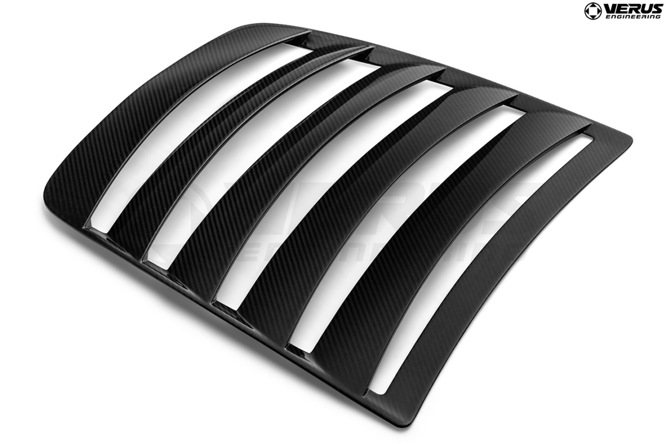 Verus Engineering 2015-2020 Ford Mustang Shelby GT350 Carbon Hood Louver Kit