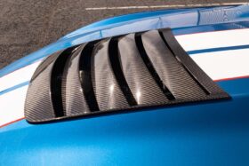 Verus Engineering 2015-2020 Ford Mustang Shelby GT350 Carbon Hood Louver Kit - image 6