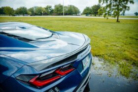 Verus Engineering 2020-2024 Chevrolet Corvette C8 Carbon Ducktail Rear Spoiler - image 1