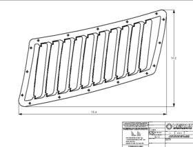Verus Engineering 2015-2017 Ford Mustang S550 Hood Louver Kit (Non-GT Hood Spec) - image 8