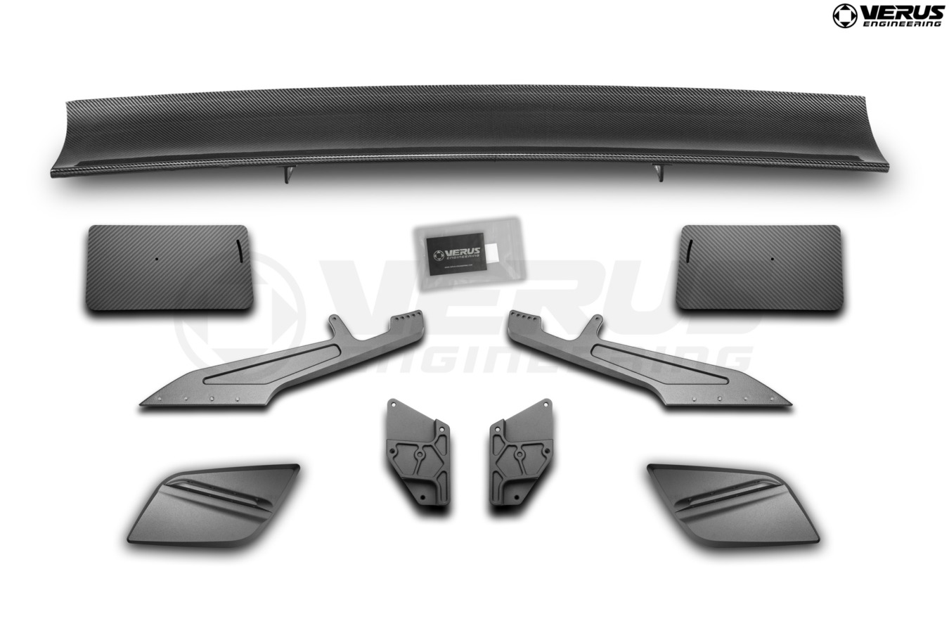 Verus Engineering 2020-2024 Chevrolet Corvette C8 UCW Rear Wing Kit, Bottom Mount - Corvette Convertible (C8)