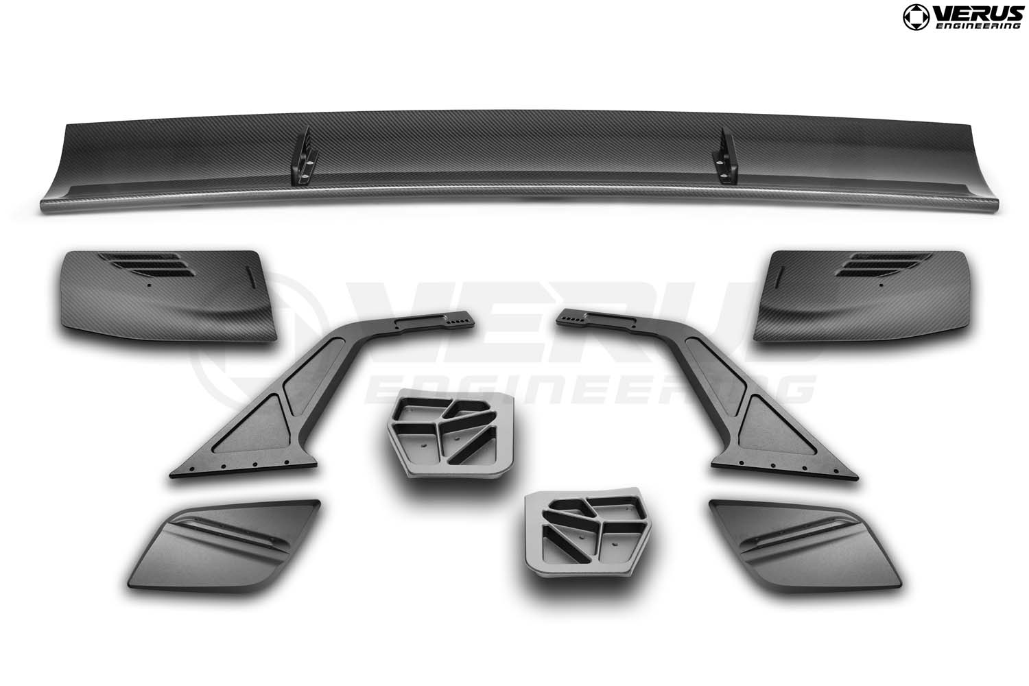 Verus Engineering 2020-2024 Chevrolet Corvette C8 Swan Neck UCW Rear Wing Kit
