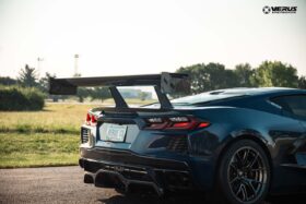 Verus Engineering 2020-2024 Chevrolet Corvette C8 Swan Neck V1X Rear Wing Kit - image 2