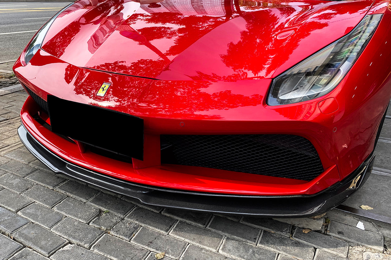 DarwinPRO 2015-2020 Ferrari 488 GTB And Spider RS Style Carbon Fiber Front Lip - FF Performance
